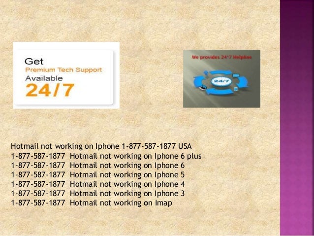 hotmail iphone 5 not working
